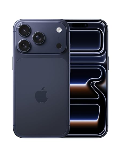 Apple iPhone 17 Pro 256 GB: 15.93 cm (6.3″) Display with Promotion up to 120Hz, A19 Pro Chip, Breakthrough Battery Life, Pro Fusion Camera System with Center Stage Front Camera; Deep Blue